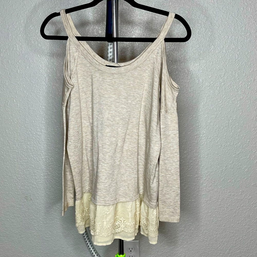 Of the shoulder sweater size small